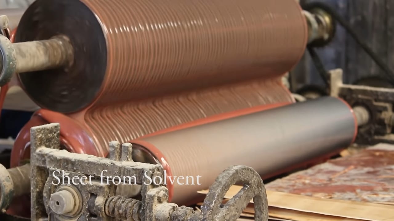sheet from solvent